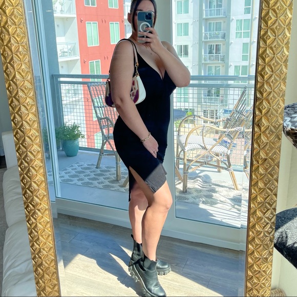 SOLD - Comfy & Casual Little Black Dress - Picture 1 of 5